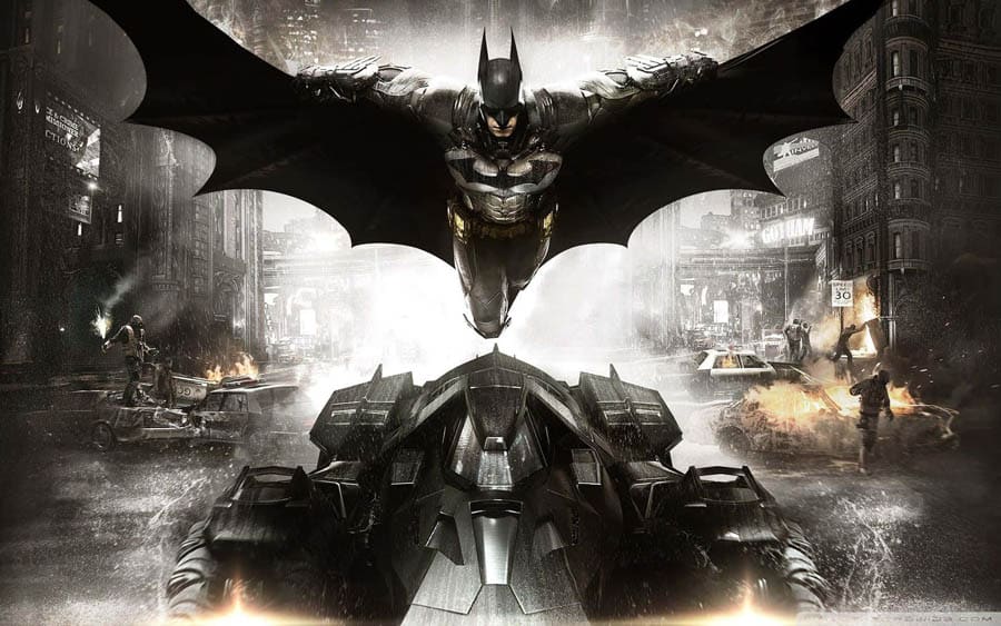 An official picture of Batman: Arkham Knight, one of the best batman games for pc.