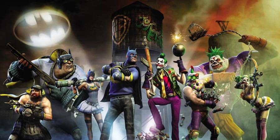 An official photo of Gotham City Imposters, one of the best batman games for steam.