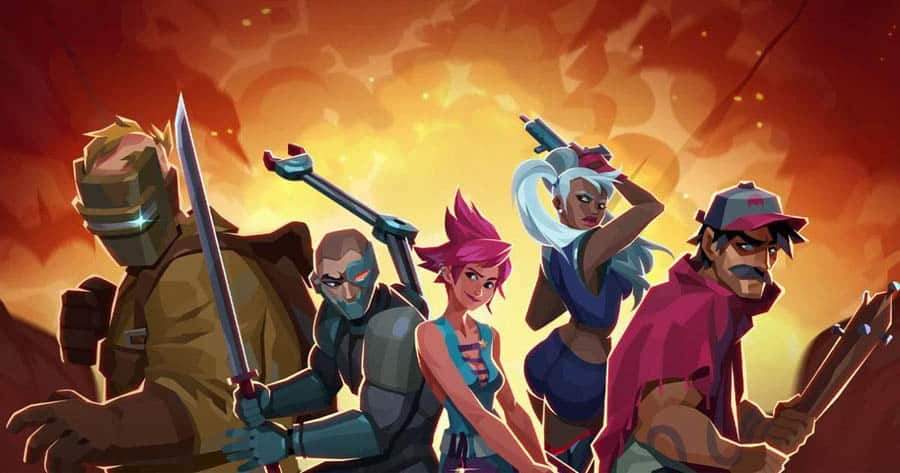 The Official Picture of Bullet Echo Mobile with its Characters, One of the best battle royale games for Android.