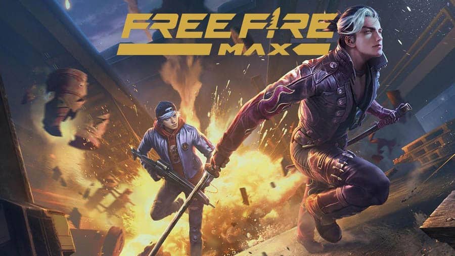 The Official Picture of Free Fire MAX with its Characters, One of the best battle royale games for Android.