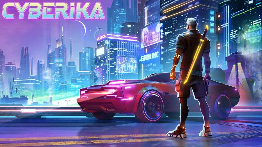 The Official Picture of Cyberika: Action Cyberpunk RPG with Character, One of the best battle royale games for Android.