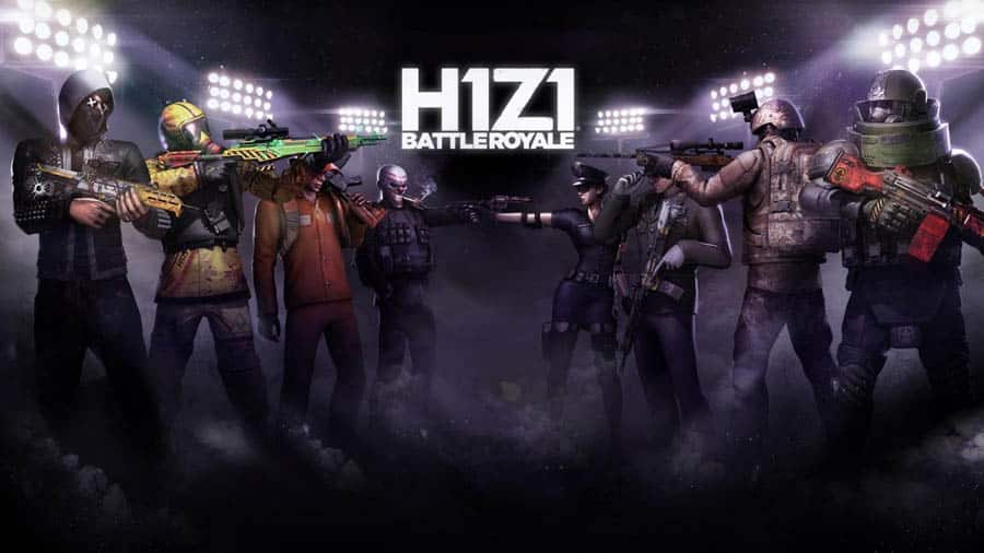 The Official Picture of H1Z1: King of the Kill with its characters, One of best battle royale games for PC.