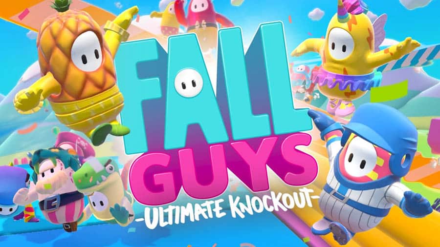 The Official Picture of Fall Guys: Ultimate Knockout with its characters, One of best battle royale games for PS5.