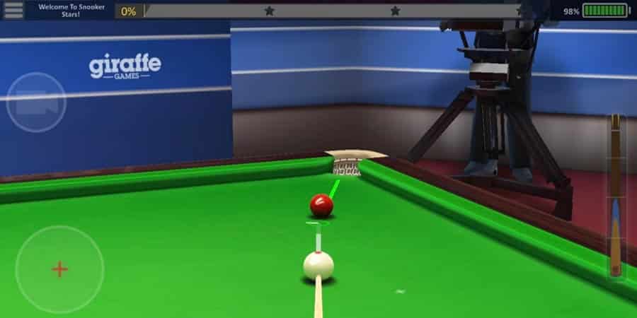 in game Picture of Snooker Stars, One of best billiard games for Android.