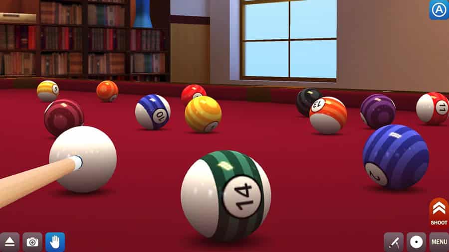 in game Picture of Pool Break Pro 3D, One of best billiard games for Android.