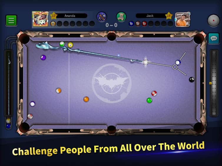 in game Picture of Pool Empire, One of best billiard games for Android.