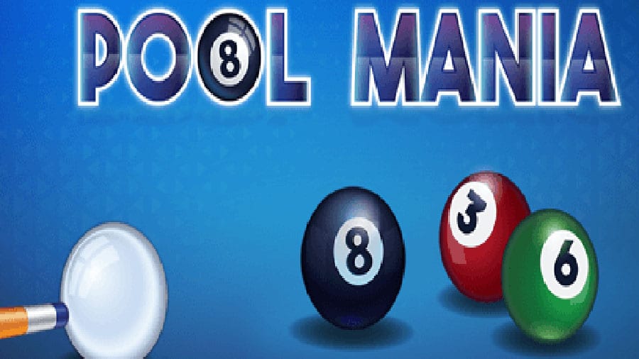 The Official Picture of Pool Mania, One of the best billiard games for iOS.