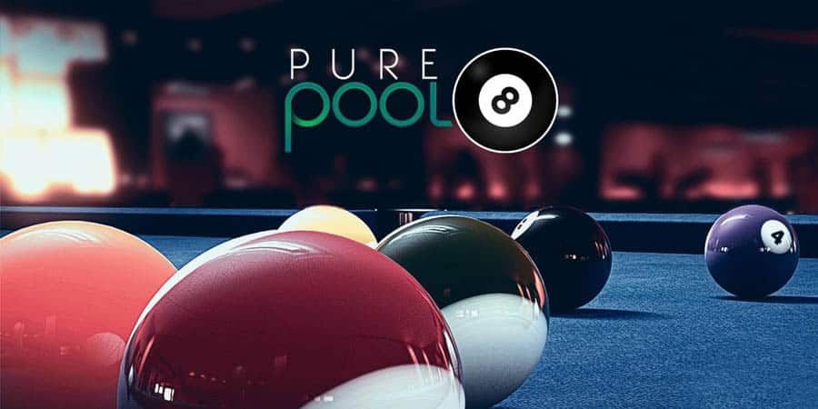 The Official Picture of Pure Pool, One of best billiard games for steam.