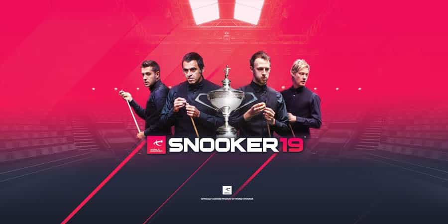 The Official Picture of Snooker 19 with Notable Players, One of best billiard games for Steam.