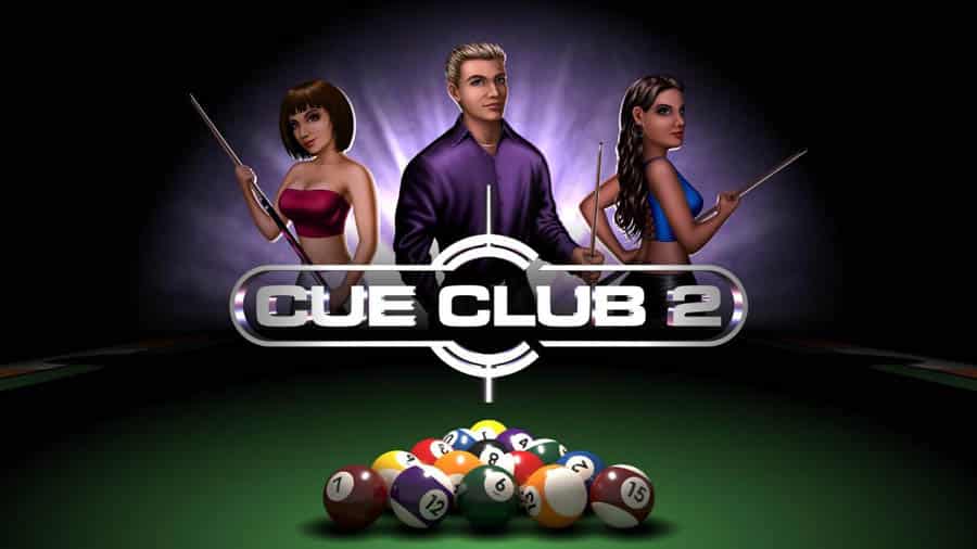 The Official Picture of Cue Club 2 with its characters, One of best billiard games for Steam.