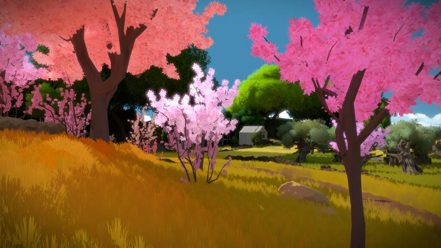 An official wallpaper of The Witness, one of the best brain games for Steam.