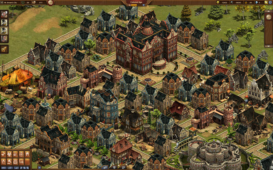 An official picture of Forge of Empires, one of the best building games for iOS.