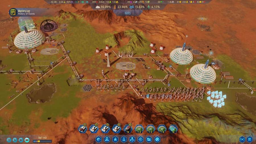 A main picture of Surviving Mars, one of the best civilization games for PS4.