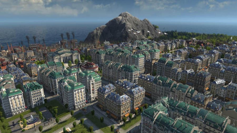 A main picture of Anno 1800, one of the best civilization games for PS4.