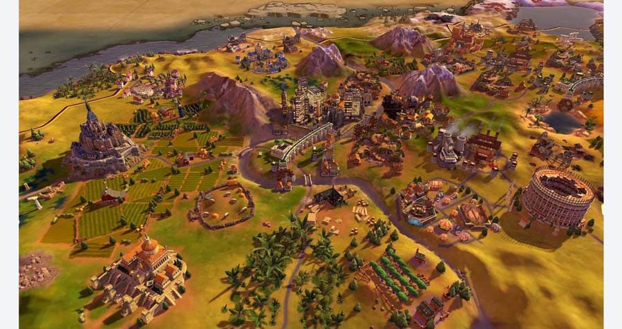 A main picture of Sid Meier’s Civilization VI, one of the best civilization games for PS5.