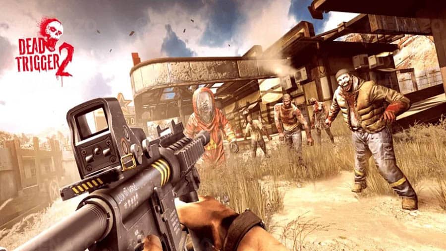 A picture of Dead Trigger 2: Zombie Survival Shooter, one of the best commando games for Android.