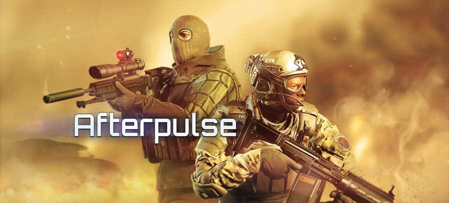 A wallpaper of Afterpulse, one of the best commando games for iOS.