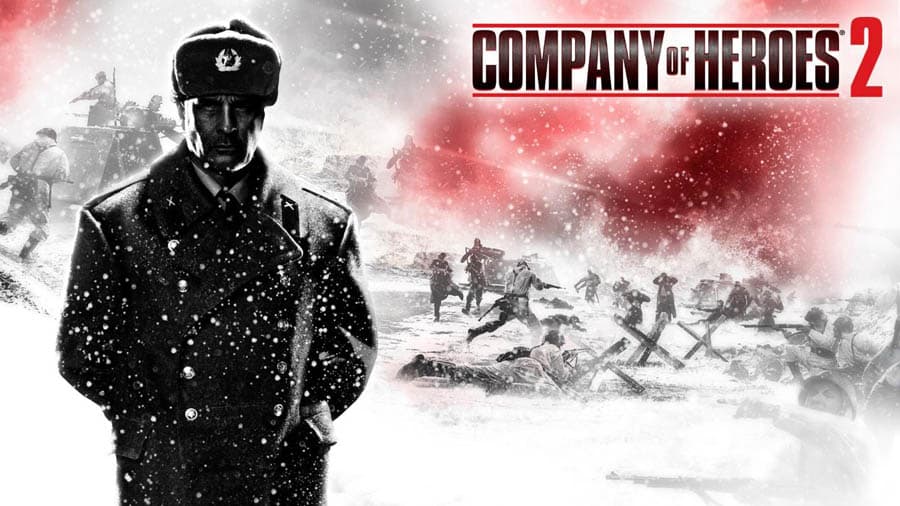 A wallpaper of Company of Heroes 2, one of the best commando games for Mac.