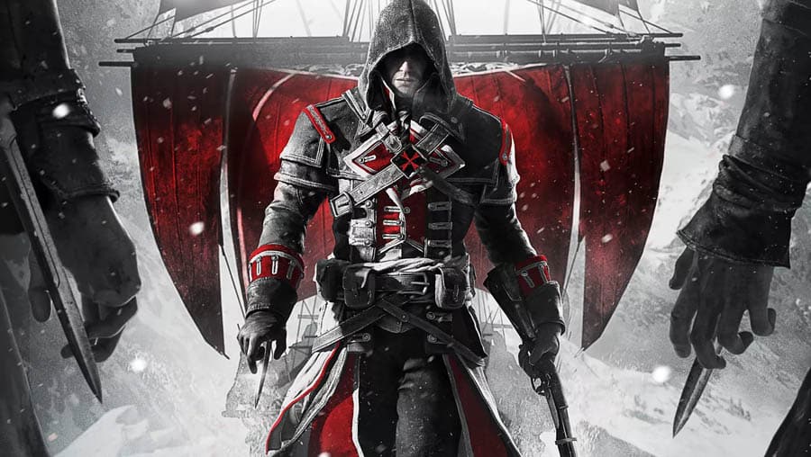 A main picture of Assassin’s Creed Rogue, one of the best commando games for PS4.