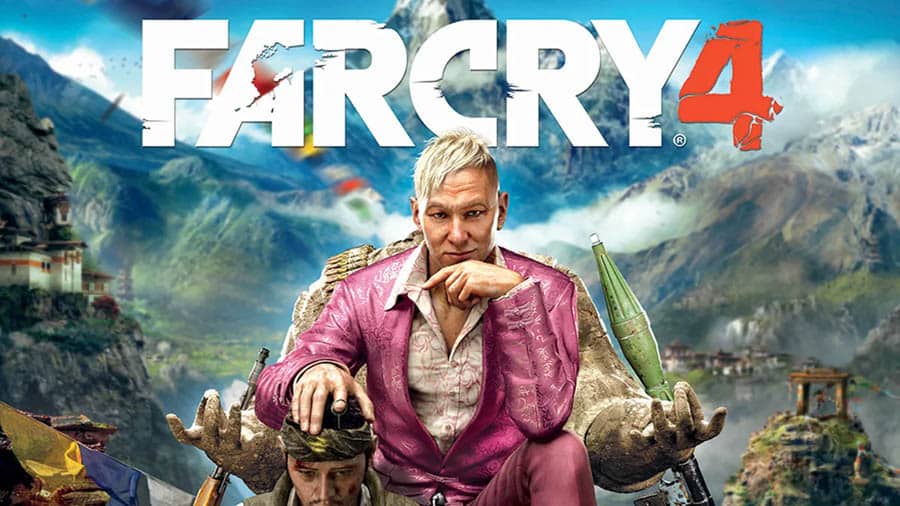 A picture of Far Cry 4, one of the best commando games for PS4.