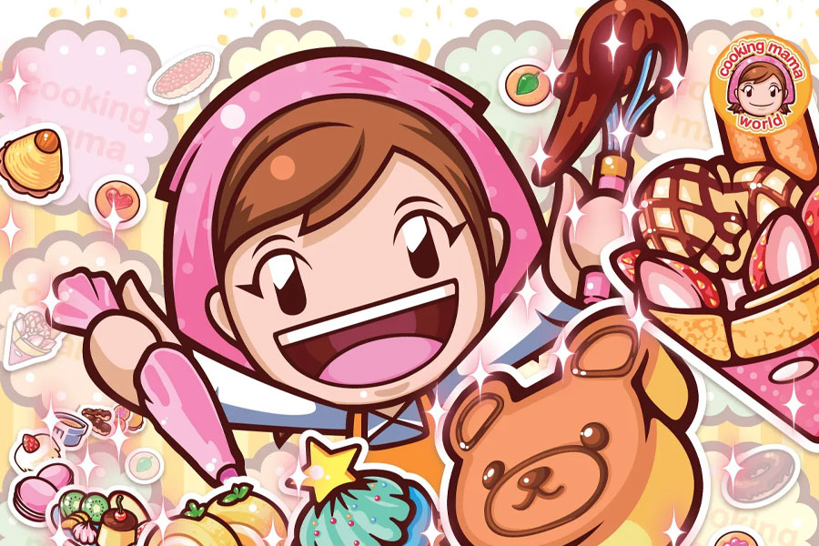 The Official Picture of Cooking Mama: Let’s Cook! with its character, One of best cooking games for ios.