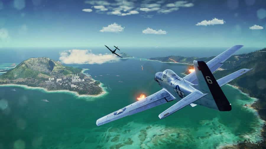 A picture of Battle of Warplanes, one of the best jet games for android.