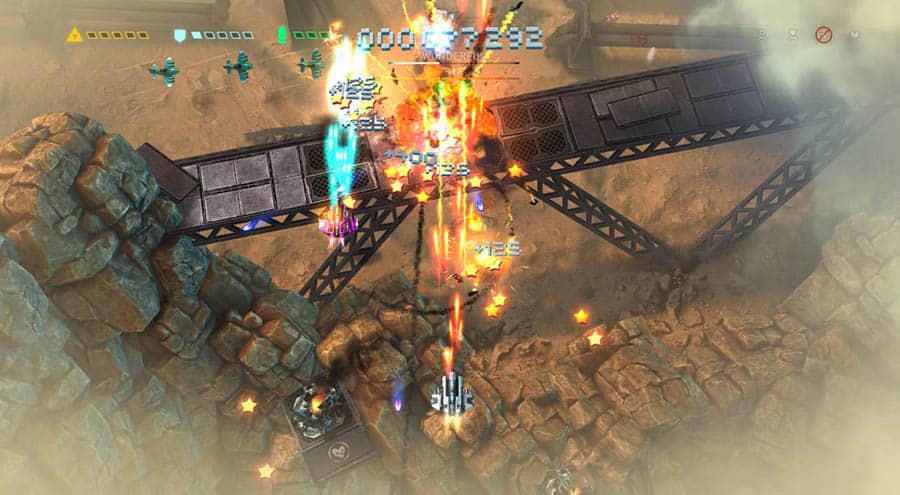 A main photo of Sky Force Reloaded, one of the best jet games for ps4.