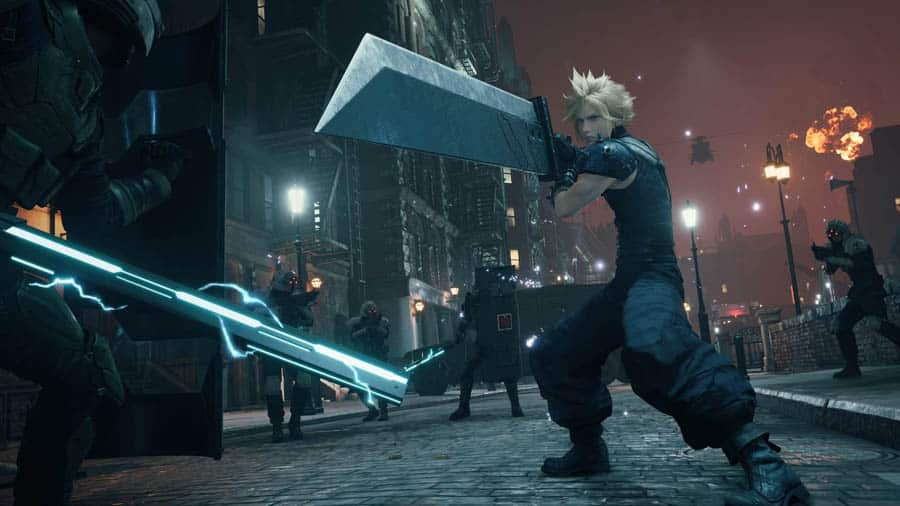 A picture of the Final Fantasy VII Remake intergrade.