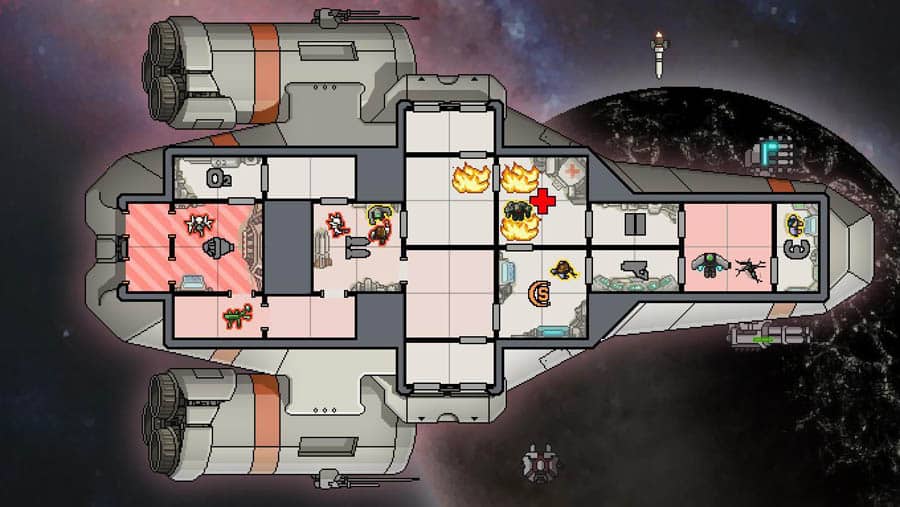 A picture of FTL: Faster Than Light, one of the best light games for pc.