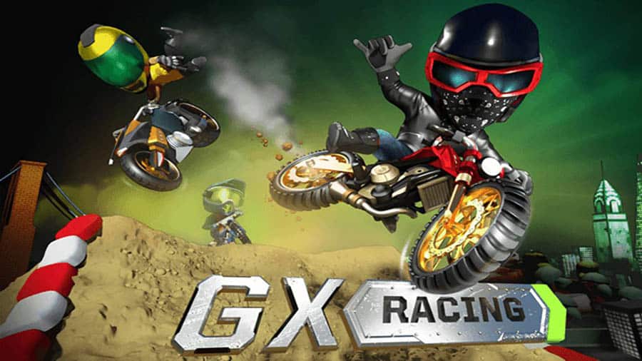 The official cover of GX Racing, one of the best motorcycle games for android.