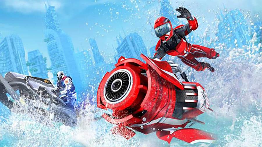 A main picture of Riptide GP: Renegade, one of the best motorcycle games for chrombook.