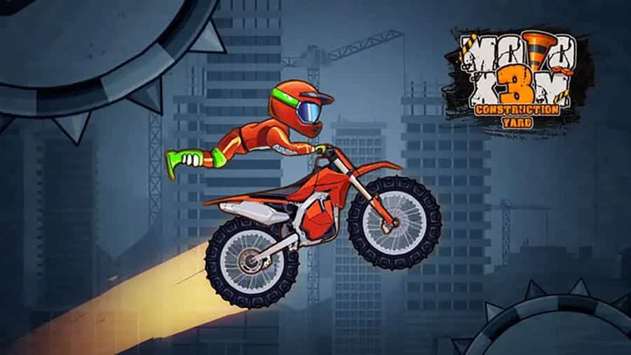 A wallpaper of Moto X3M Bike Race Game.