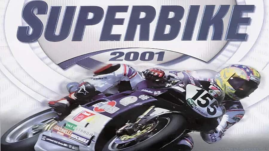 A main picture of Superbike 2001, one of the best motorcycle games for pc.