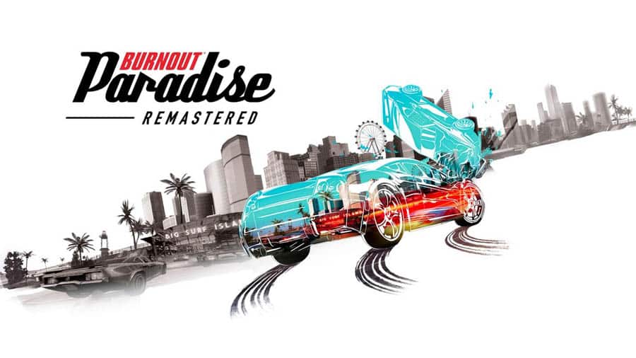 An official photo of Burnout Paradise Remastered.