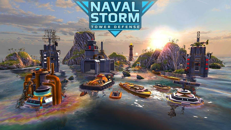 The Official Picture of Naval Storm TD, One of Best Naval Games for Android.