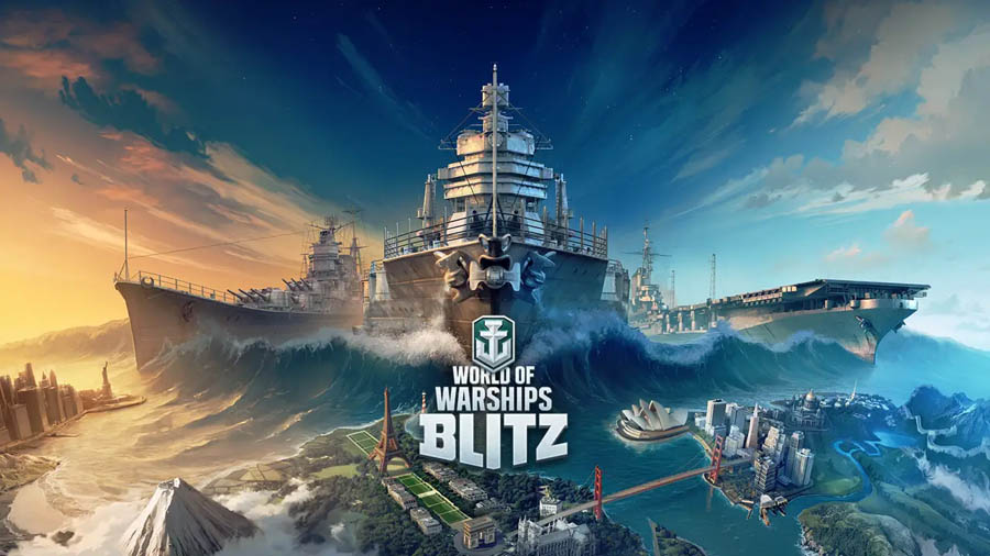 The Official Picture of World of Warships Blitz, One of Best Naval Games for Mac.