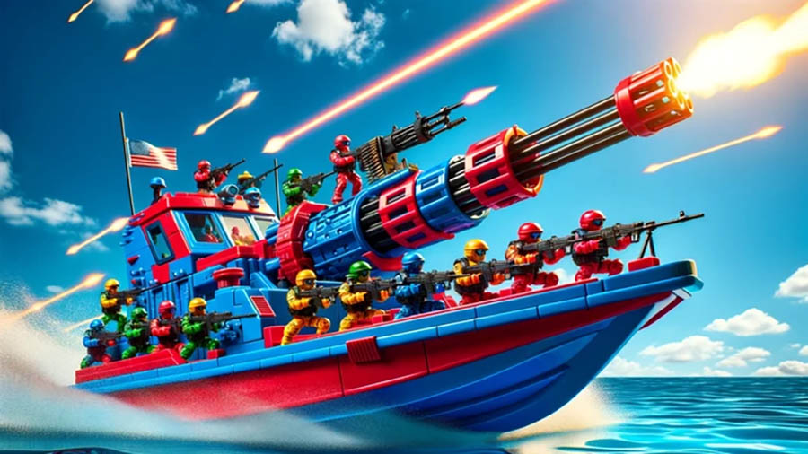 The Official Picture of Naval Warfare, One of Best Naval Games for Roblox.