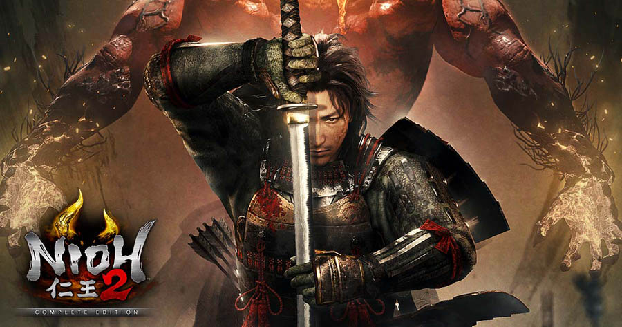 A wallpaper of Nioh 2 – The Complete Edition. one of the best ninja games for PS5.