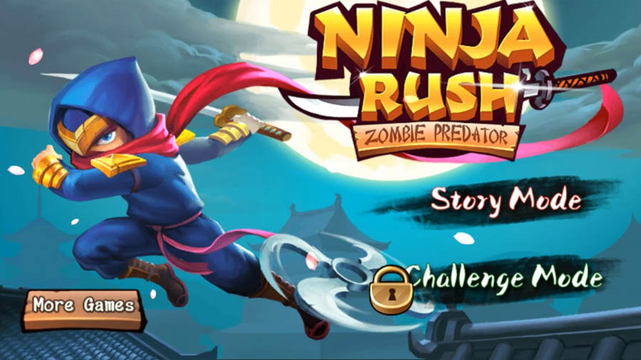 A picture of Ninja Rush, one of the best Ninja games for Roblox.