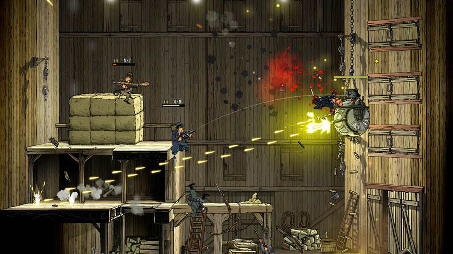 An official picture of Guns, Gore & Cannoli 2, one of the best ninja games for Switch.