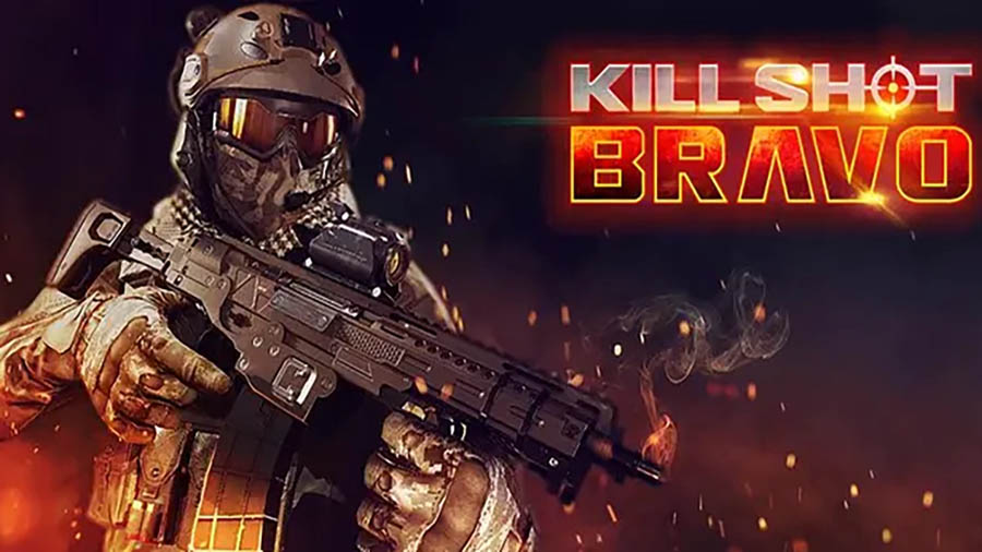 The Official Picture of Kill Shot Bravo with its character, One of best sniper game for android.