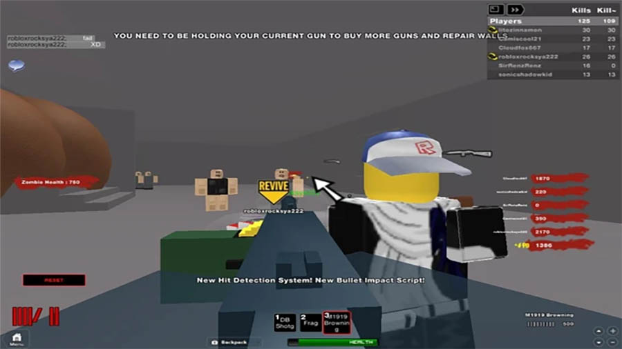 in-game Picture of Call of Robloxia 5: Roblox at War, One of best sniper game for Roblox.