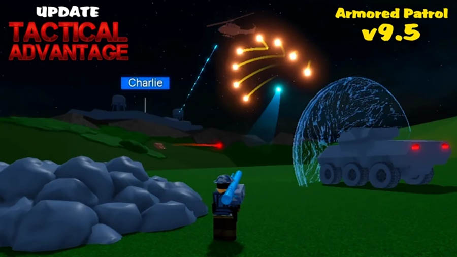 in-game Picture of Armored Patrol, One of best sniper game for Roblox.