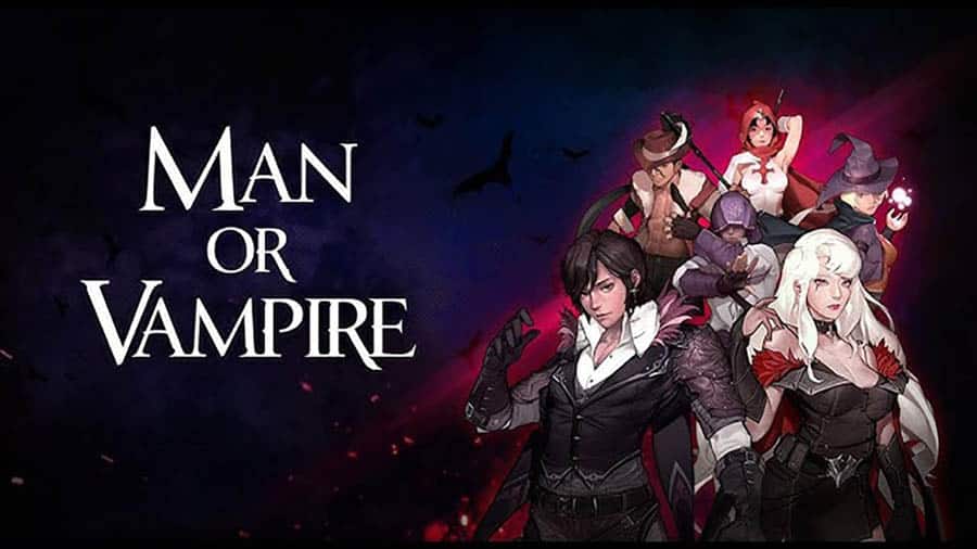 The official picture of Man or Vampire, one of the best vampire games for iOS.