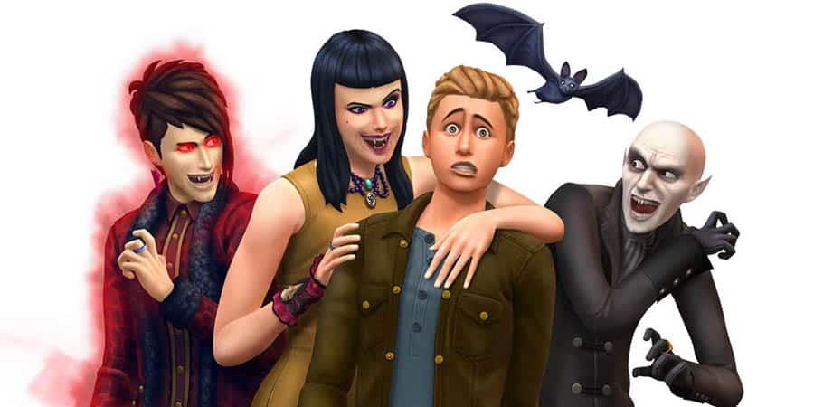 A picture of The Sims 4: Vampire, one of the best vampire games for Mac.