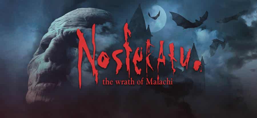 An official wallpaper of Nosferatu: The Wrath of Malachi, one of the best vampire games for Steam.