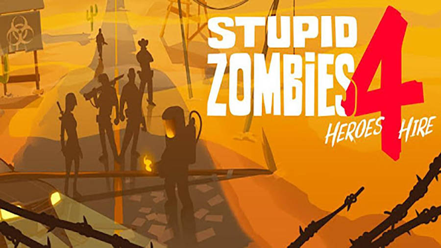 The Official Picture of Stupid Zombies 4 with its characters.