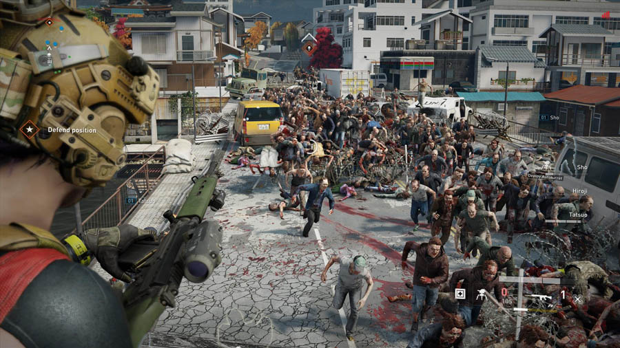 A wallpaper of World War Z.