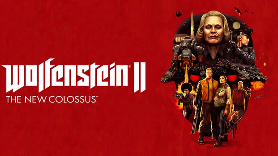 The official wallpaper of Wolfenstein II: The Idea of the New Colossus.