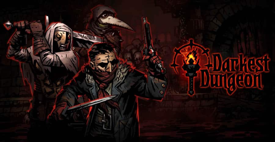 A wallpaper of Darkest Dungeon.